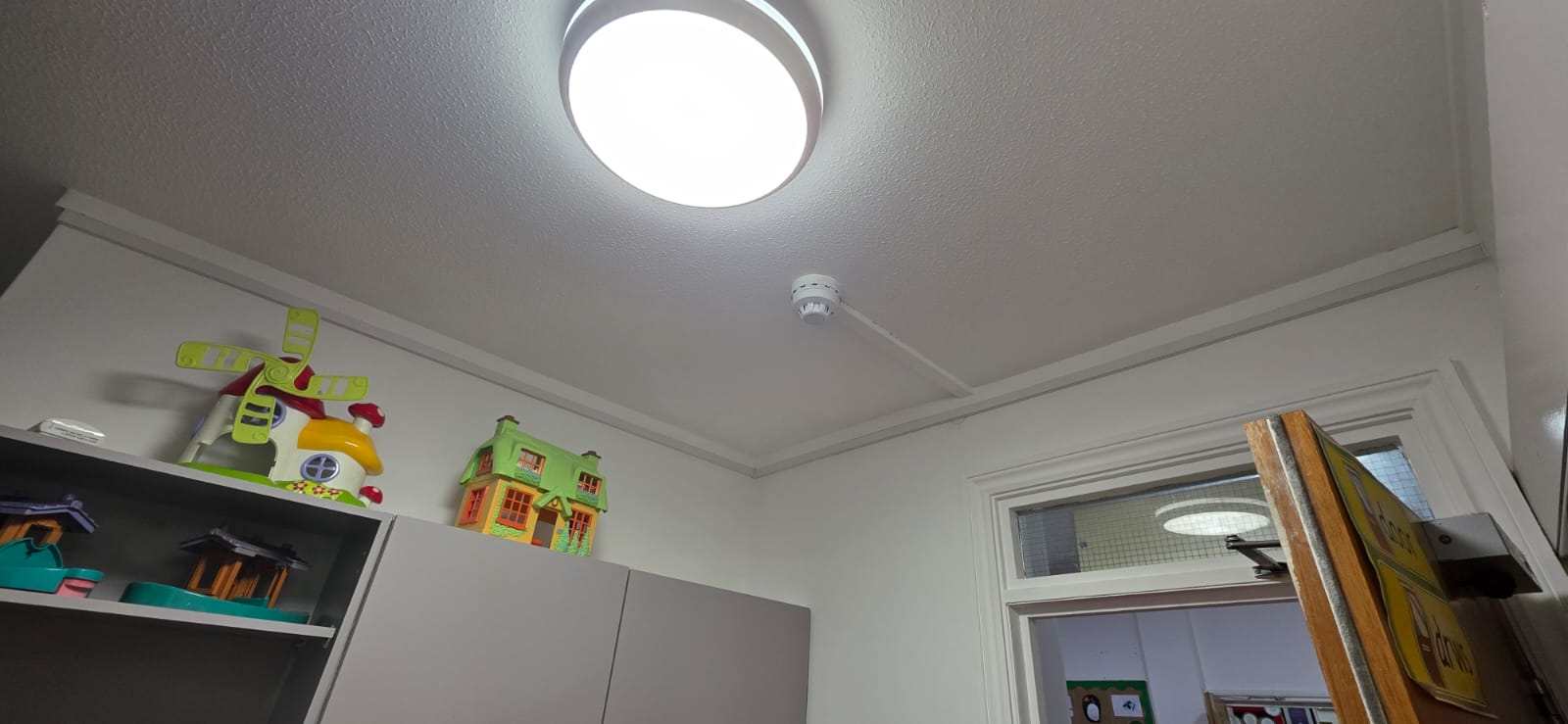 Nursery ceiling light installation by Cardiff Electrical