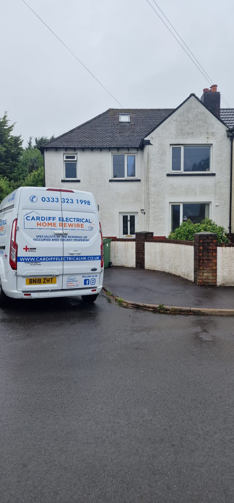 Cardiff Electrical van in Llandaff providing local electrical services
